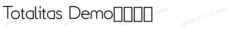 Totalitas Demo字体转换